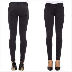 Legging Denim Washed Down Grey
